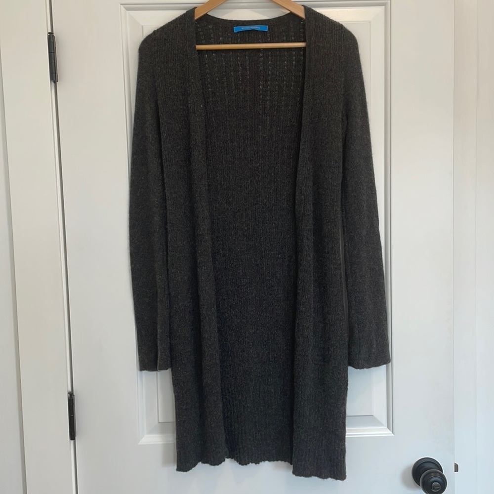 White + Warren Cashmere Trapeze Cardigan